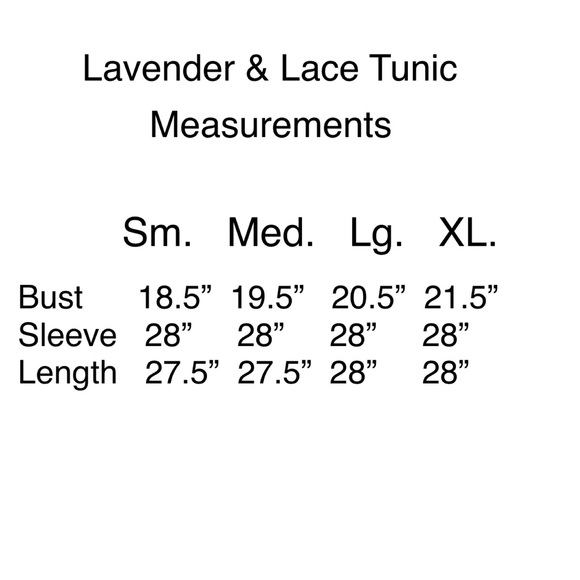 NEW Boho Lavender & Lace Trim Knit Tunic - Picture 8 of 8